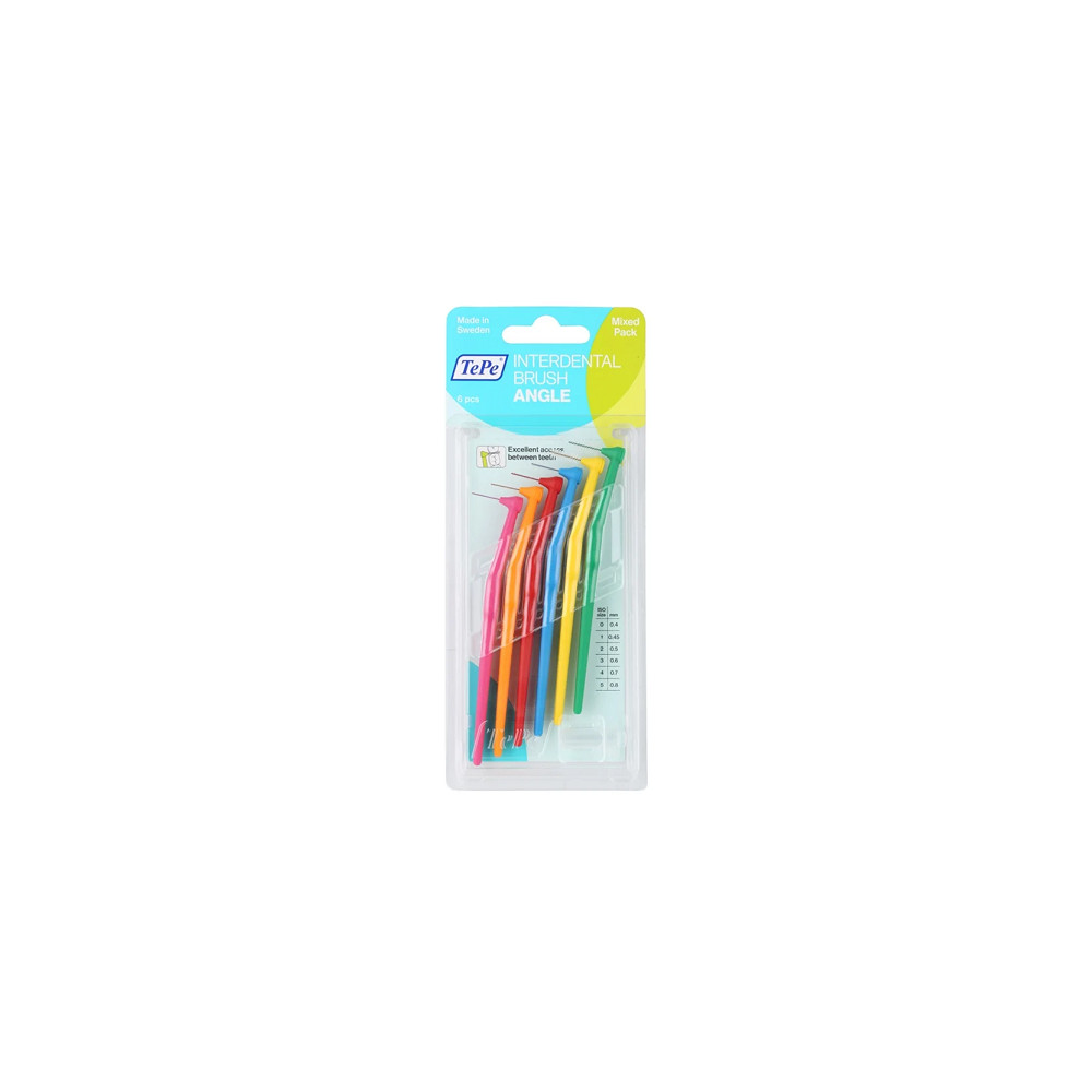 Produktbild för TePe Angle interdental brushes mix 6pcs