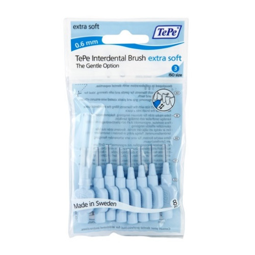 TePe TePe Extra Soft interdental brushes 0,6mm 8 ks
