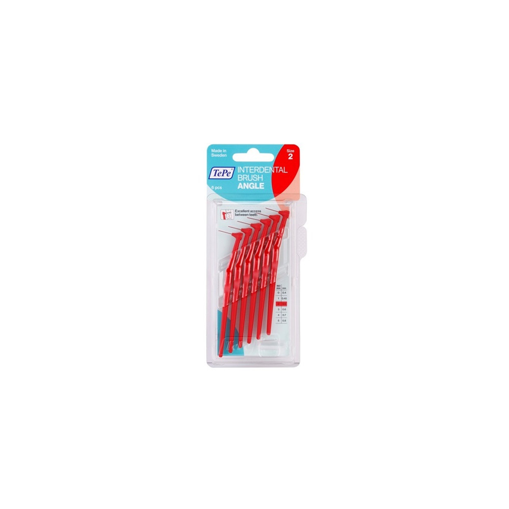 Produktbild för TePe Angle interdental brushes 0,5mm 6 ks