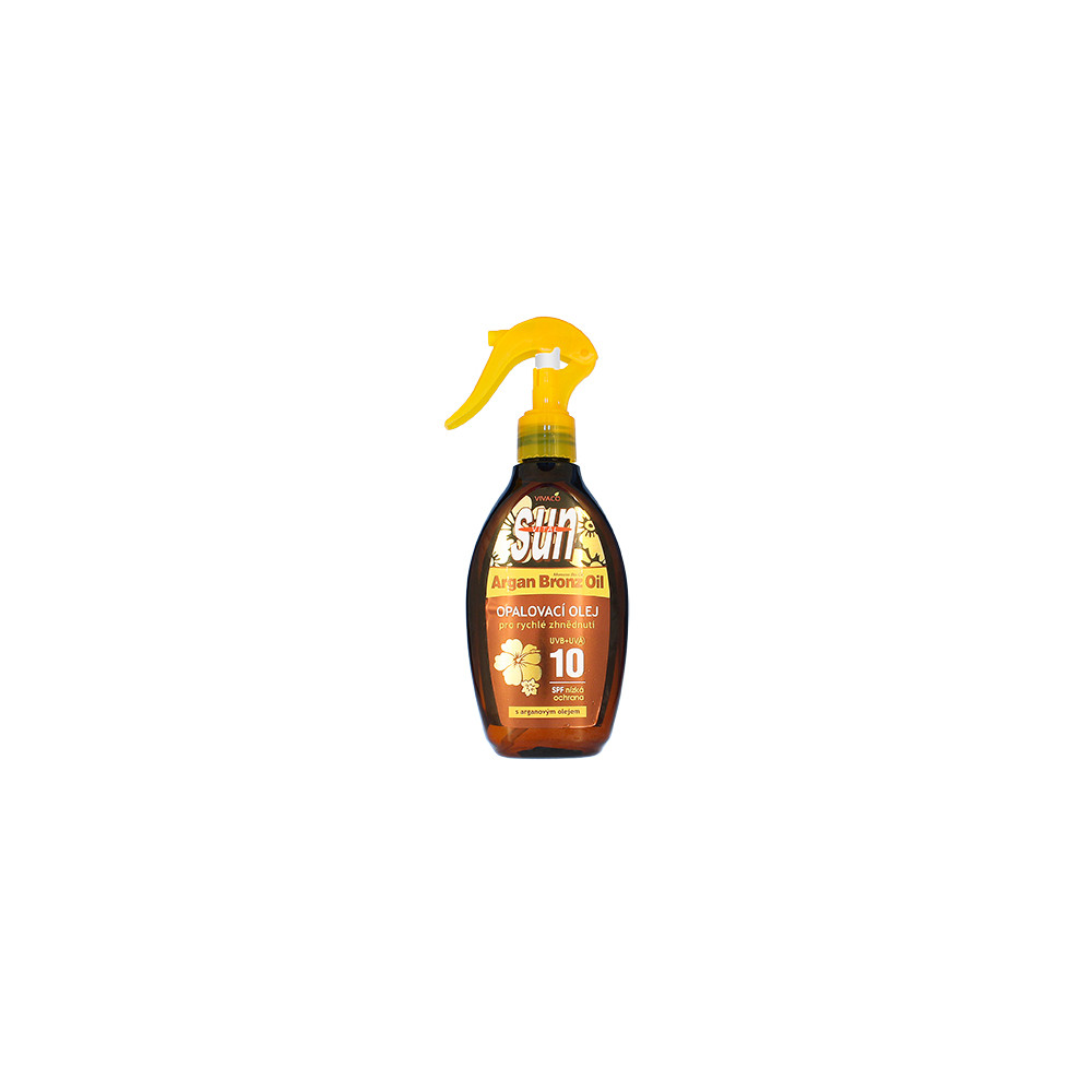 Produktbild för Vivaco SUN Argan Oil Tanning Oil Spray SPF 10 200 ml
