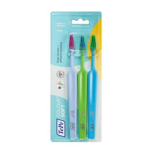 TePe TePe Colour Select Soft zubní kartáček soft 3 ks