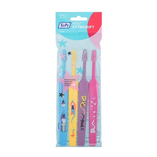 TePe TePe Kids Select Compact toothbrush extra soft 4 ks