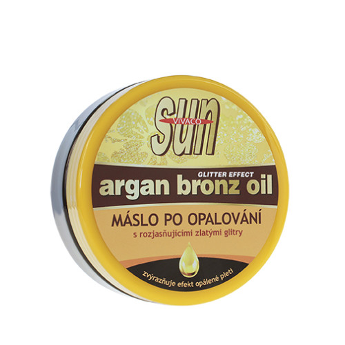 Vivaco Vivaco SUN Argan Bronz Oil Glitter Effect After Sun Butter 200 ml