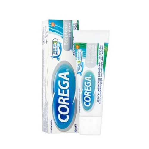 Corega Corega Bez příchuti extra silný fixační krém 40 g