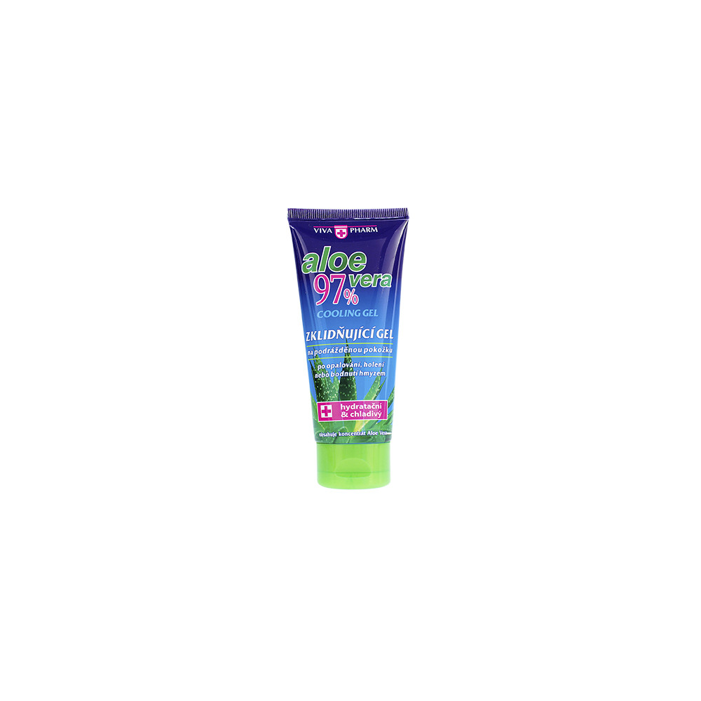 Produktbild för VivaPharm Aloe Vera 97% soothing gel 100 ml