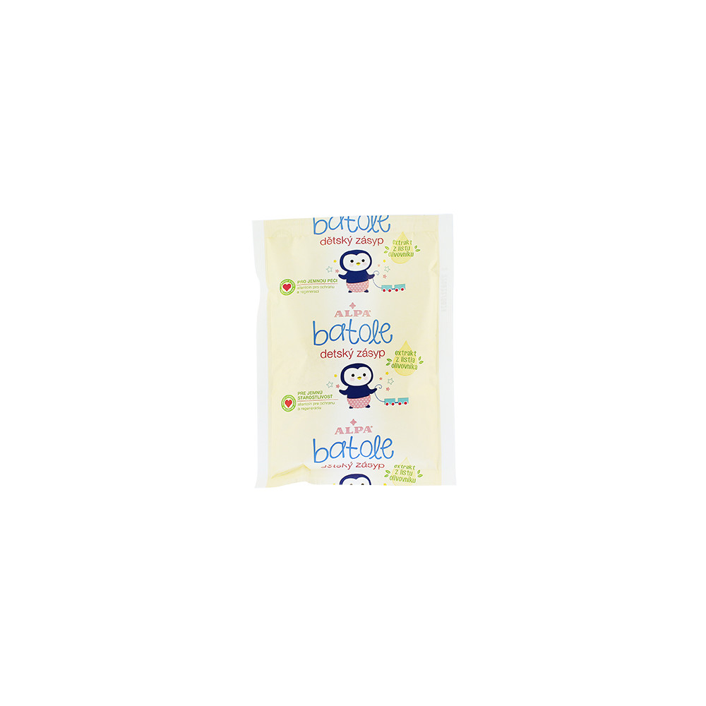 Produktbild för Alpa Batole Baby Powder with Olive Leaf Extract Refill K 100g
