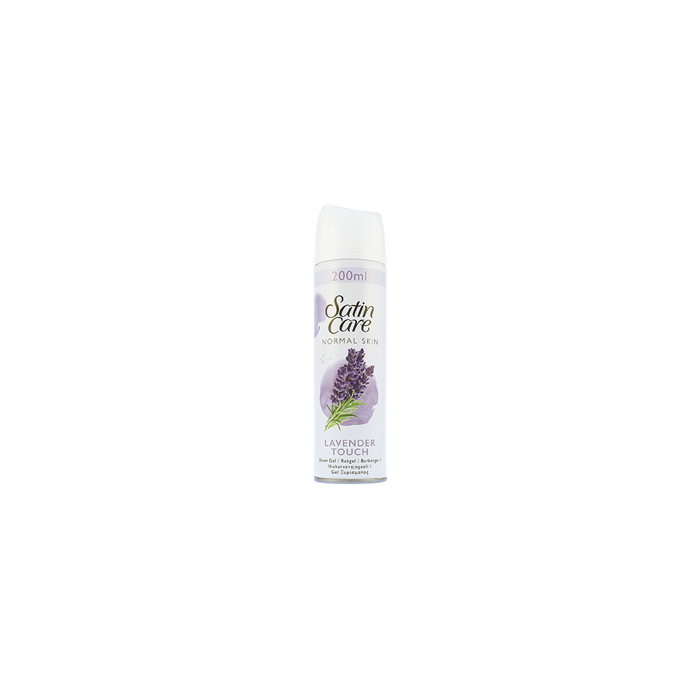 Produktbild för Gillette Satin Care Lavender Touch Shaving Gel 200ml