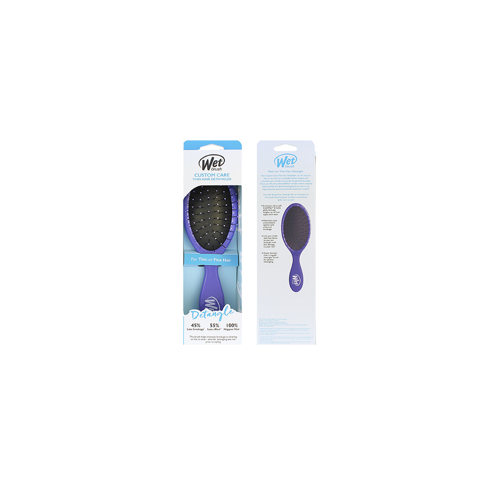 Produktbild för Wet Brush Custom Care Thin Hair Detangler kartáč na vlasy Purple