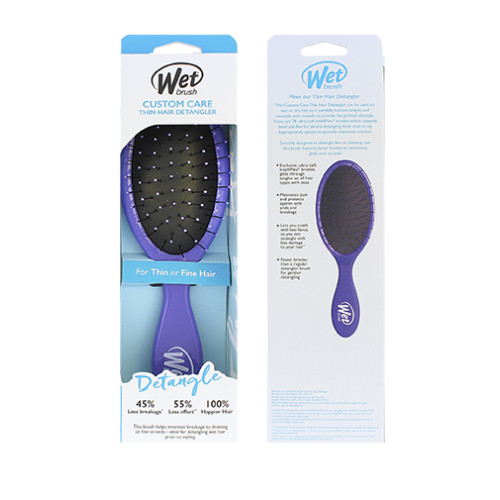 Wet Brush Wet Brush Custom Care Thin Hair Detangler kartáč na vlasy Purple