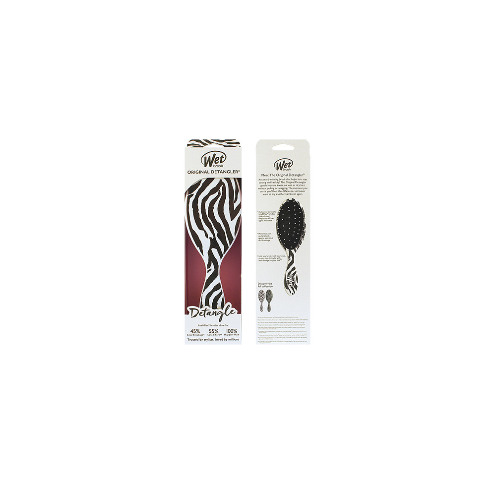Produktbild för Wet Brush Original Detangler Safari kartáč na vlasy Zebra