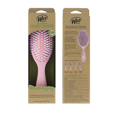 Wet Brush Wet Brush Go Green Treatment & Shine Brush kartáč na vlasy Watermelon