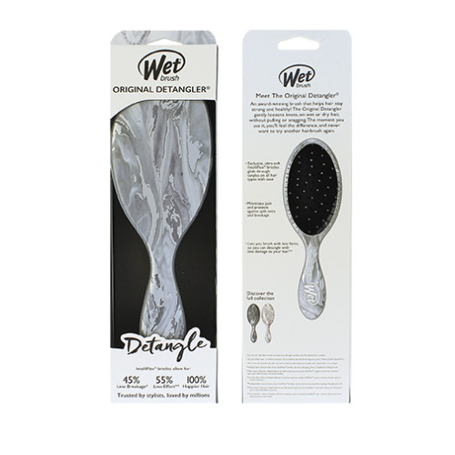 Wet Brush Wet Brush Original Detangler Metallic Marble kartáč na vlasy Silver