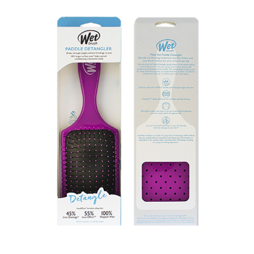 Wet Brush Wet Brush Paddle Detangler kartáč na vlasy Purple