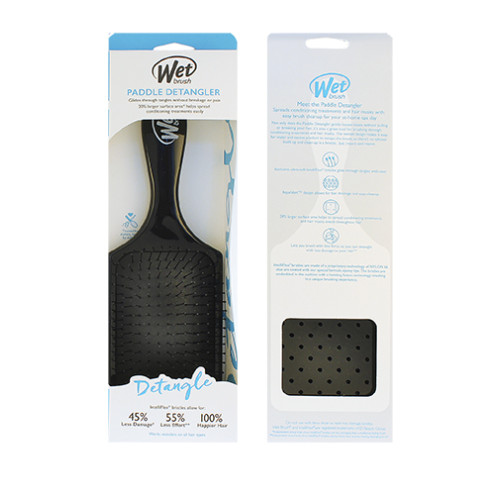 Wet Brush Wet Brush Paddle Detangler kartáč na vlasy Black