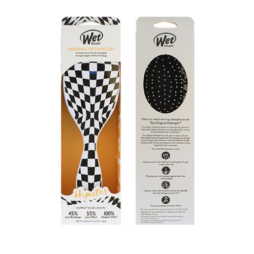 Wet Brush Wet Brush Original Detangler Hipster kartáč na vlasy Checkers