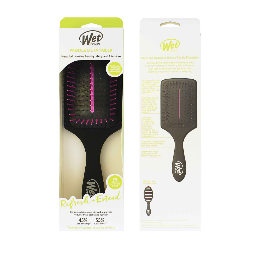 Produktbild för Wet Brush Refresh + Extend Paddle Detangler kartáč na vlasy Black