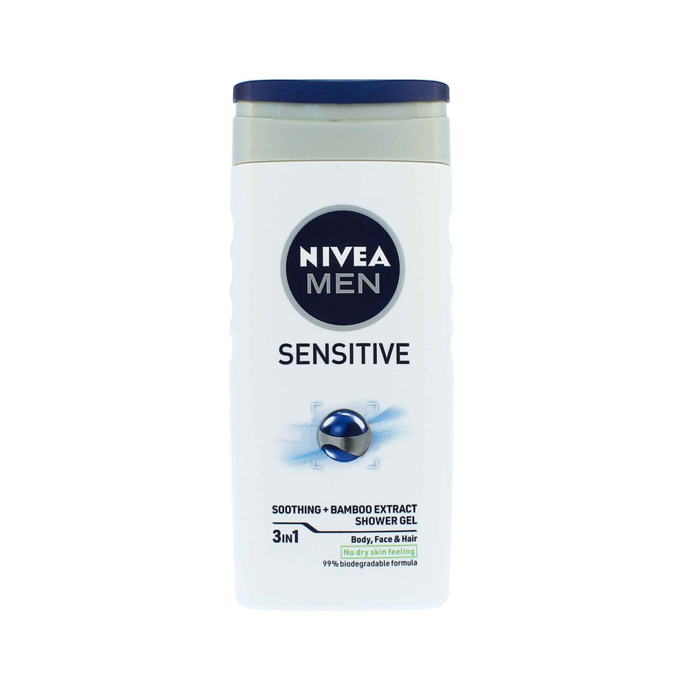 Produktbild för Nivea Men Sensitive sprchový gel 250 ml