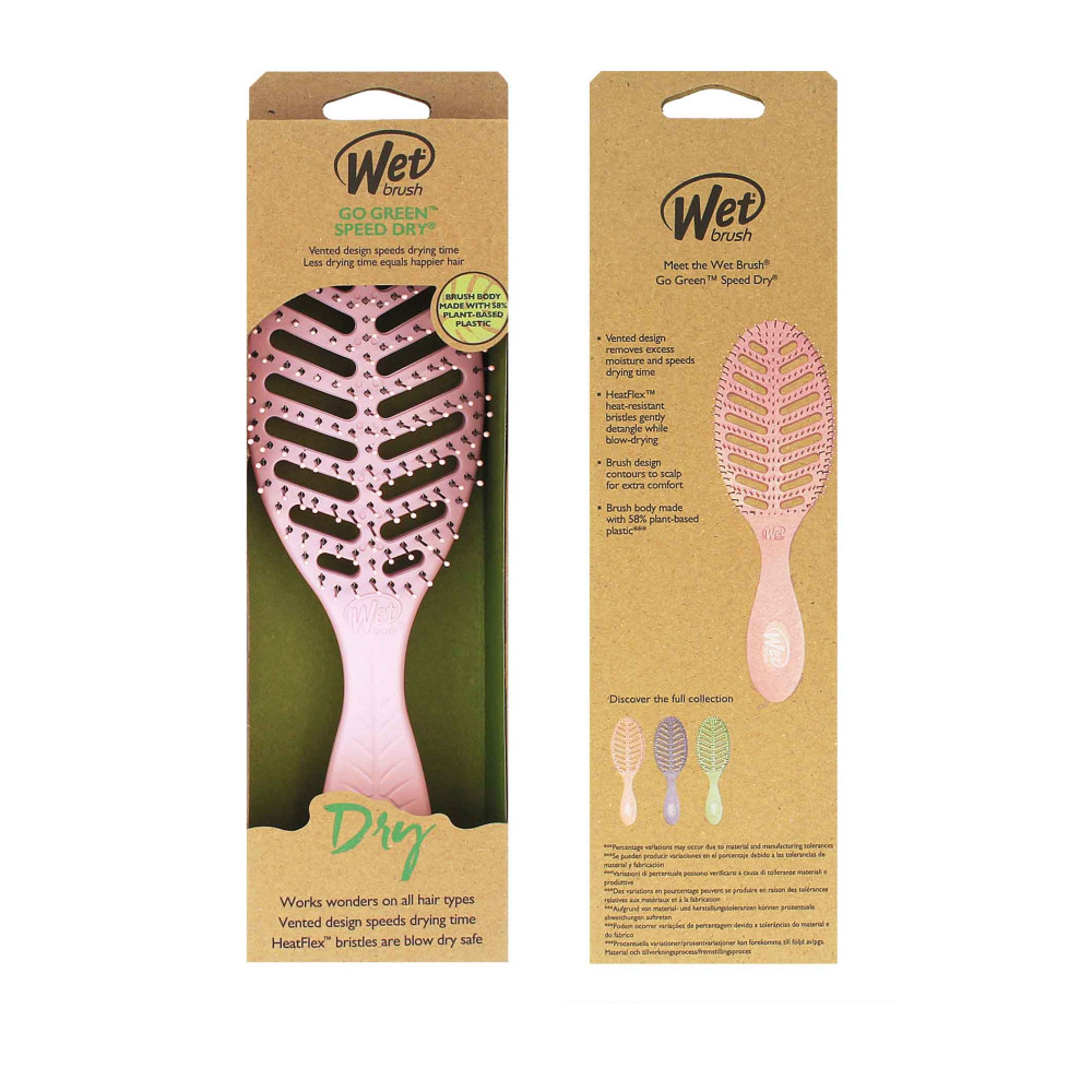 Produktbild för Wet Brush Go Green Speed Dry Pink