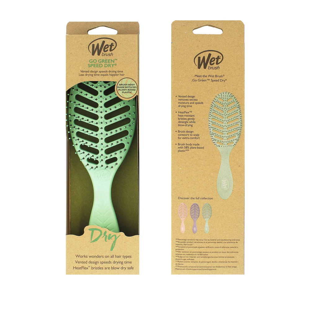 Produktbild för Wet Brush Go Green Speed Dry Green