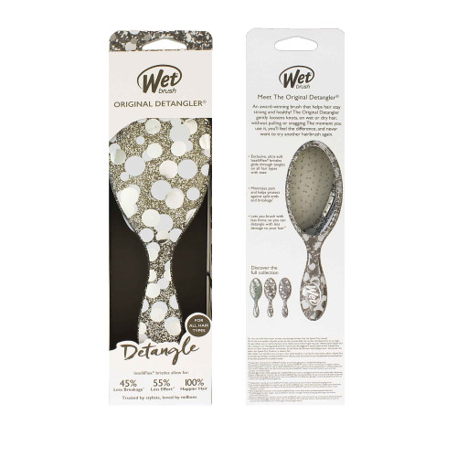 Wet Brush Wet Brush Original Detangler Groovy Disco Silver