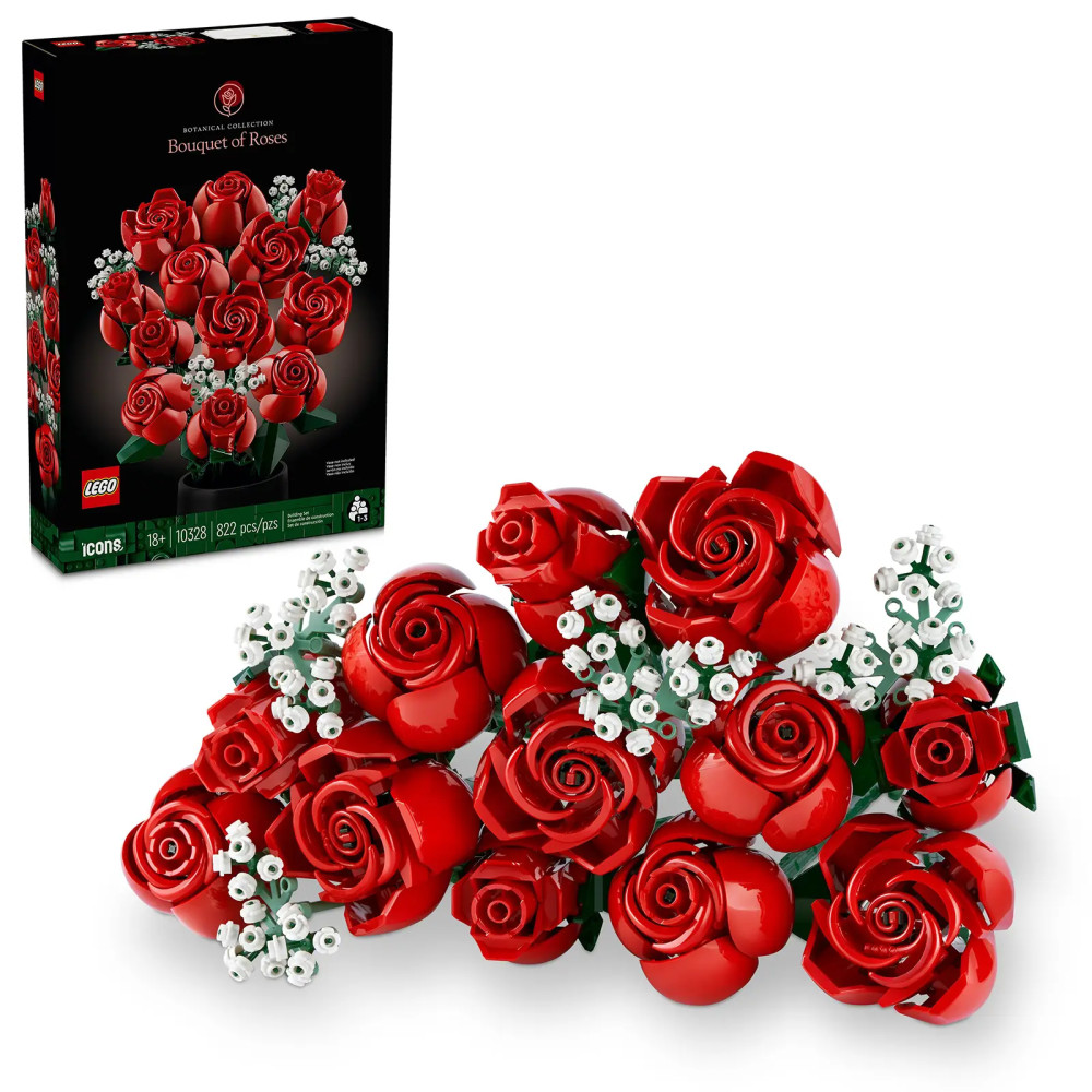Produktbild för LEGO® Botanicals 10328 Bouquet of Roses