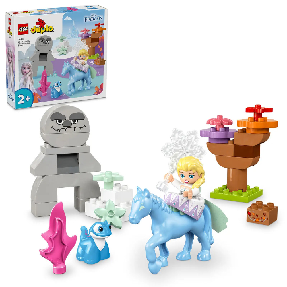 Produktbild för LEGO® DUPLO® ǀ Disney 10418 Elsa & Bruni In The Enchanted Forest