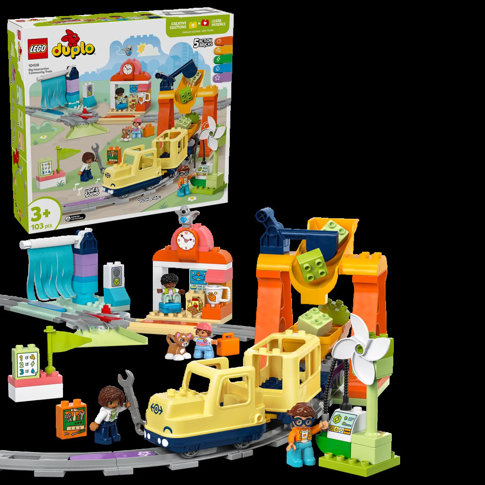 Produktbild för LEGO® DUPLO® 10428 Big Interactive Community Train