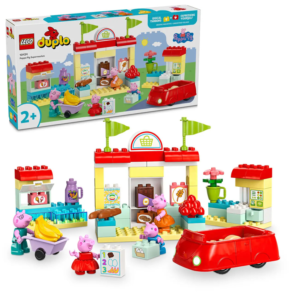 Produktbild för LEGO® DUPLO® 10434 Peppa Pig Supermarket