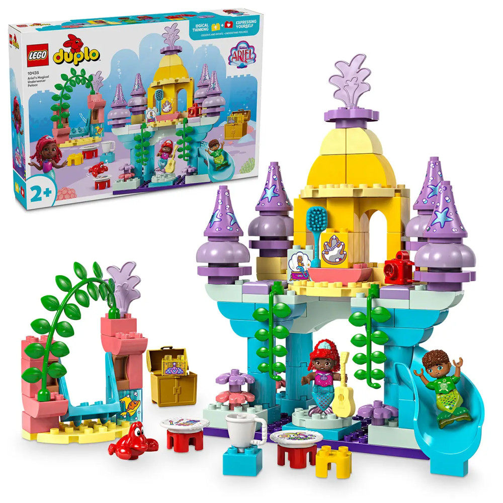 Produktbild för LEGO® DUPLO® ǀ Disney 10435 Ariel's Magical Underwater Palace