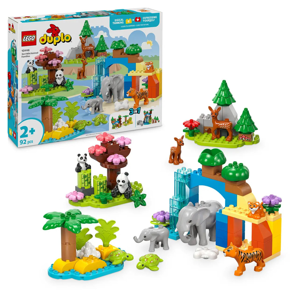 Produktbild för LEGO® DUPLO® 10446 3In1 Wild Animal Families