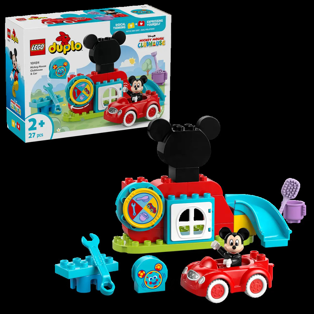 Produktbild för LEGO® DUPLO® ǀ Disney 10454 Mickey Mouse Clubhouse & Car