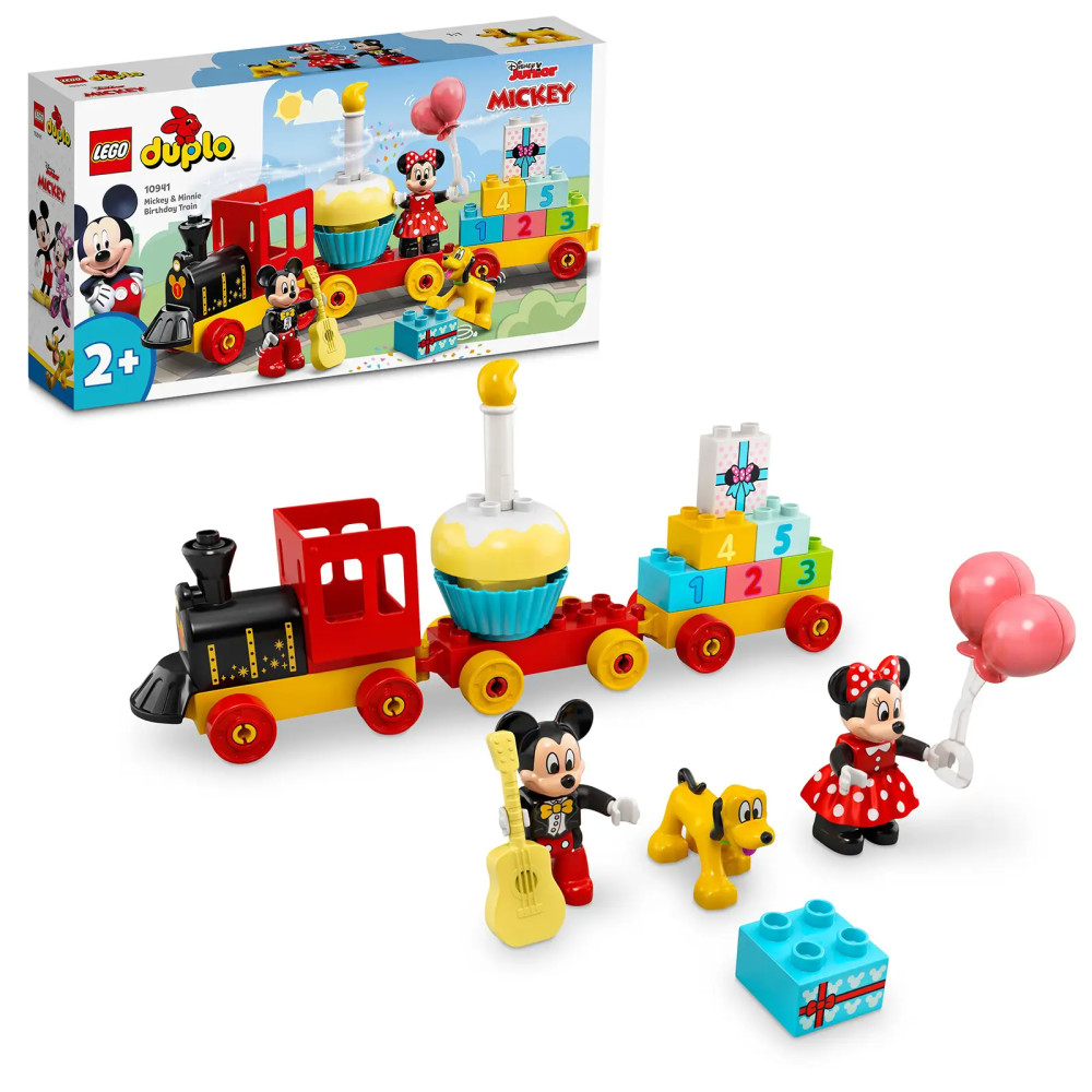 Produktbild för LEGO® DUPLO® ǀ Disney 10941 Mickey & Minnie Birthday Train