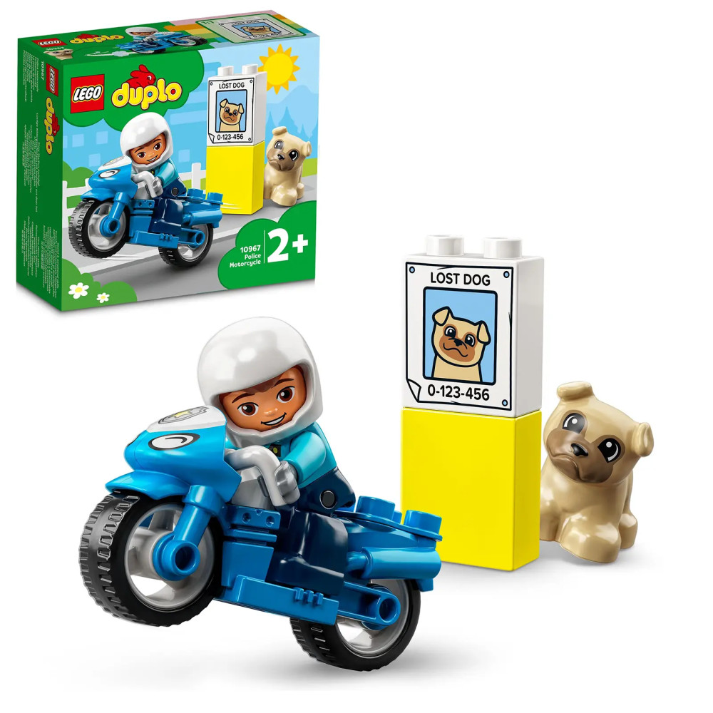 Produktbild för LEGO® DUPLO® 10967 Police Motorcycle