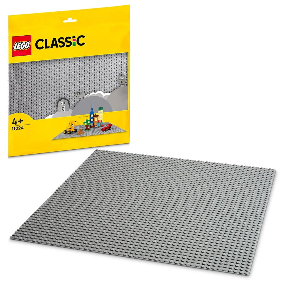 Produktbild för LEGO® Classic 11024 Gray Baseplate