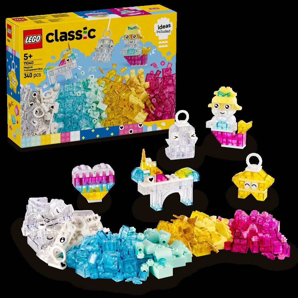 Produktbild för LEGO® Classic 11040 Magical Transparent Box
