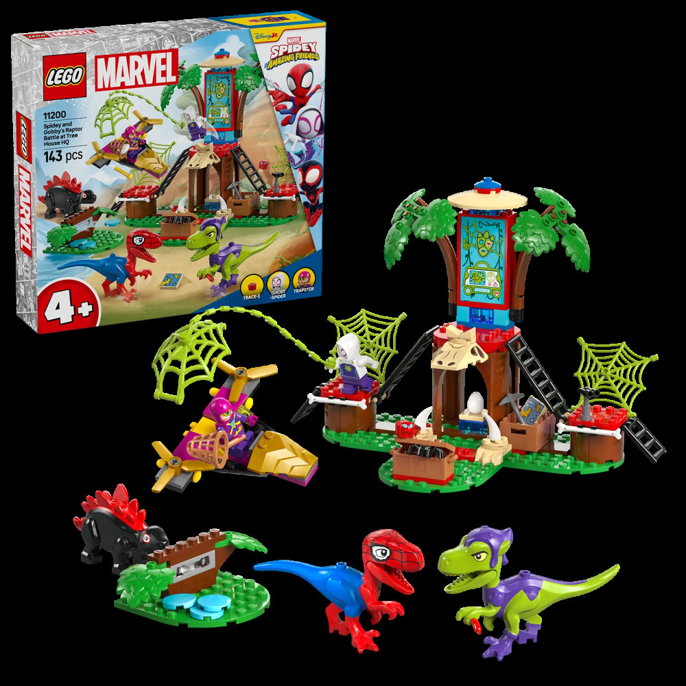 Produktbild för LEGO® Marvel 11200 Spidey And Gobby's Raptor Battle At Tree
