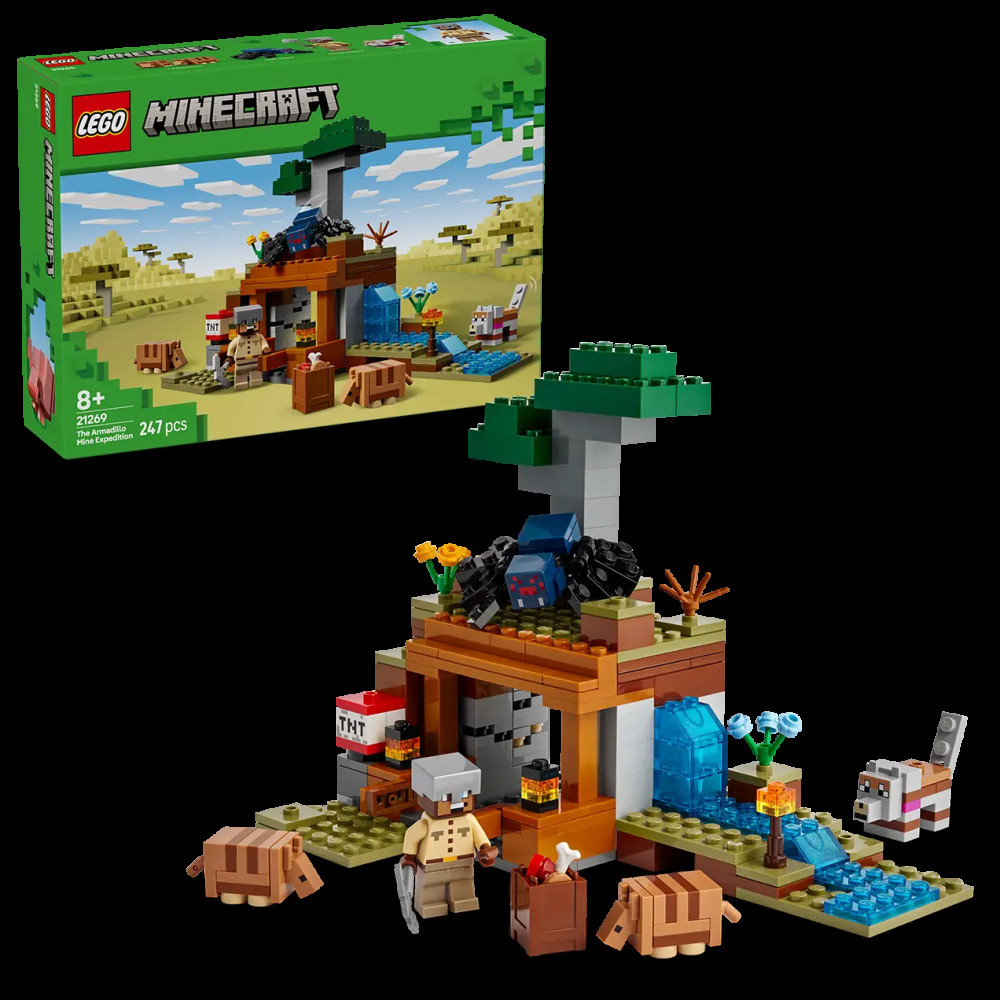 Produktbild för LEGO® Minecraft®  21269 The Armadillo Mine Expedition