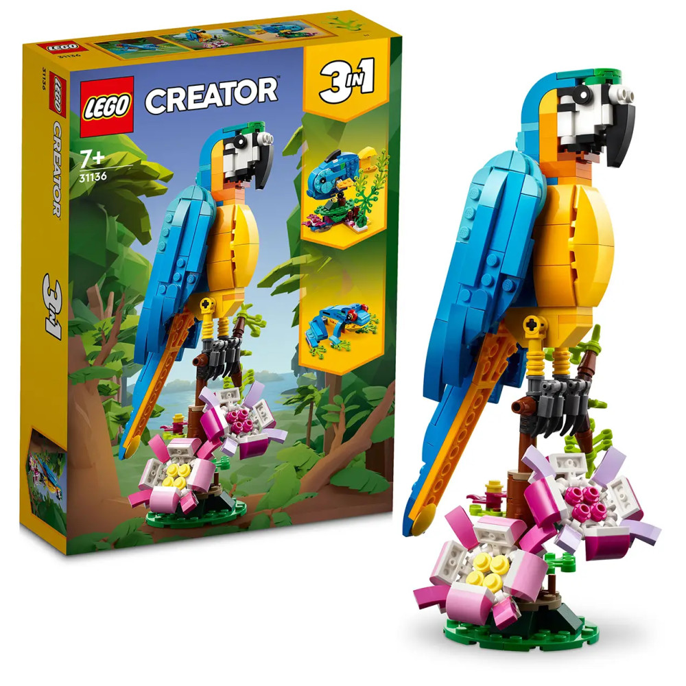 Produktbild för LEGO® Creator 3 v 1 31136 Exotic Parrot