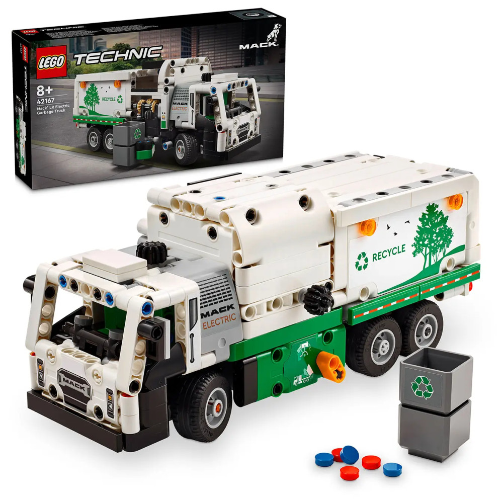 Produktbild för LEGO® Technic 42167 Mack® LR Electric Garbage Truck