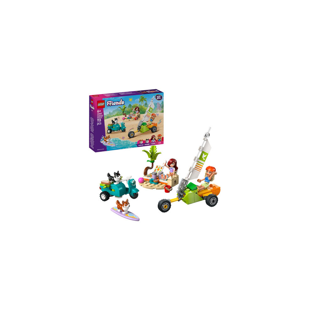 Produktbild för LEGO® Friends 42641 Surfing Dogs And Scooter Adventure