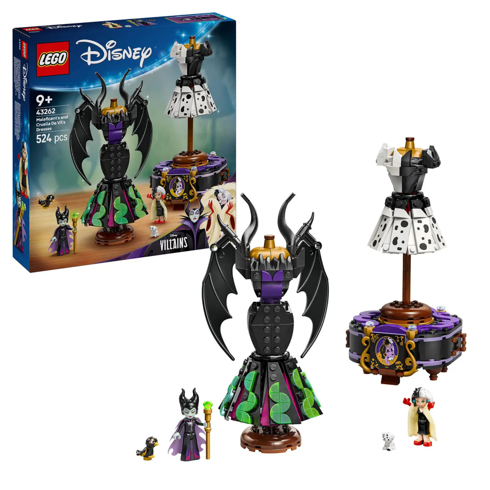 Produktbild för LEGO® │ Disney 43262 Maleficent's And Cruella De Vil's Dresse