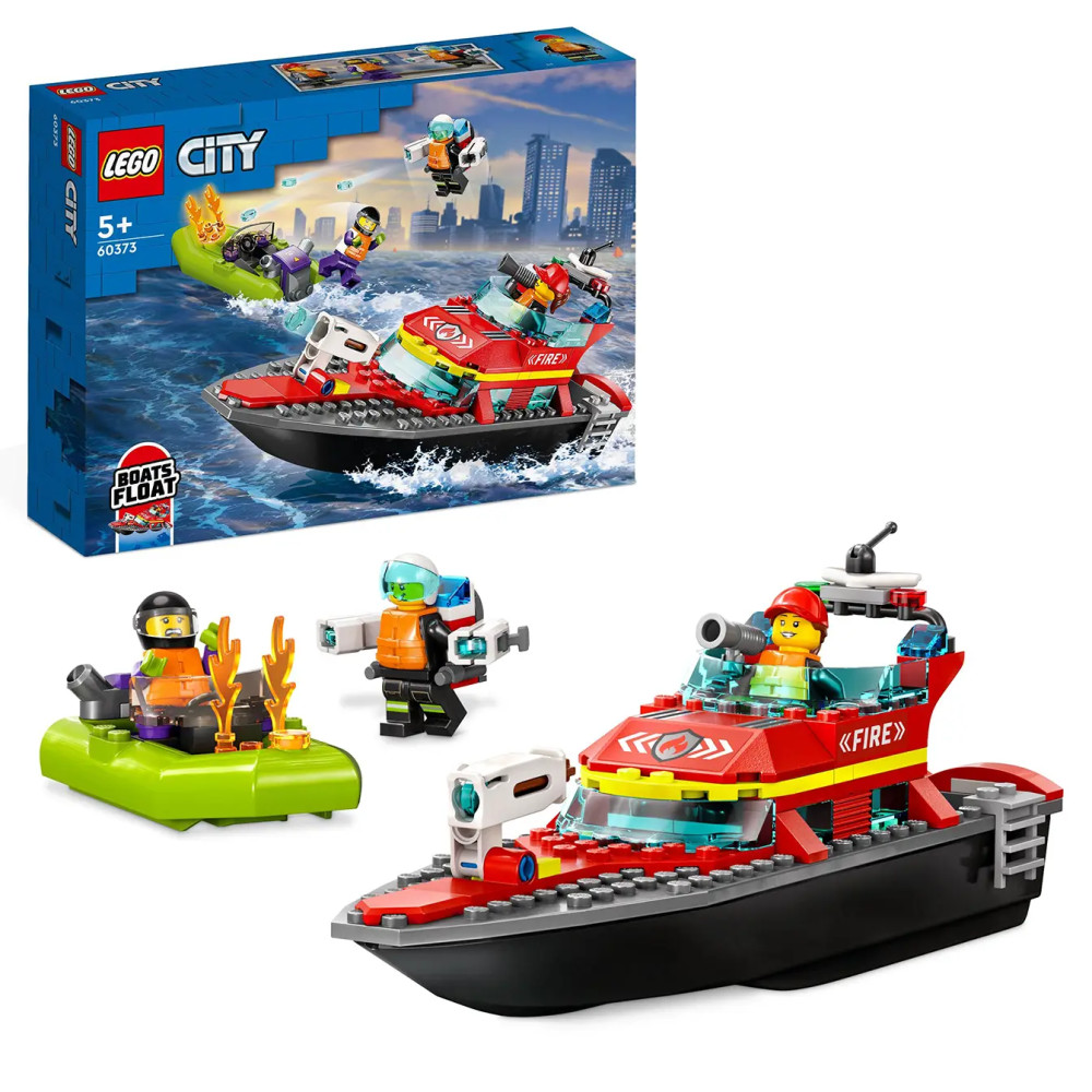 Produktbild för LEGO® City 60373 Fire Rescue Boat
