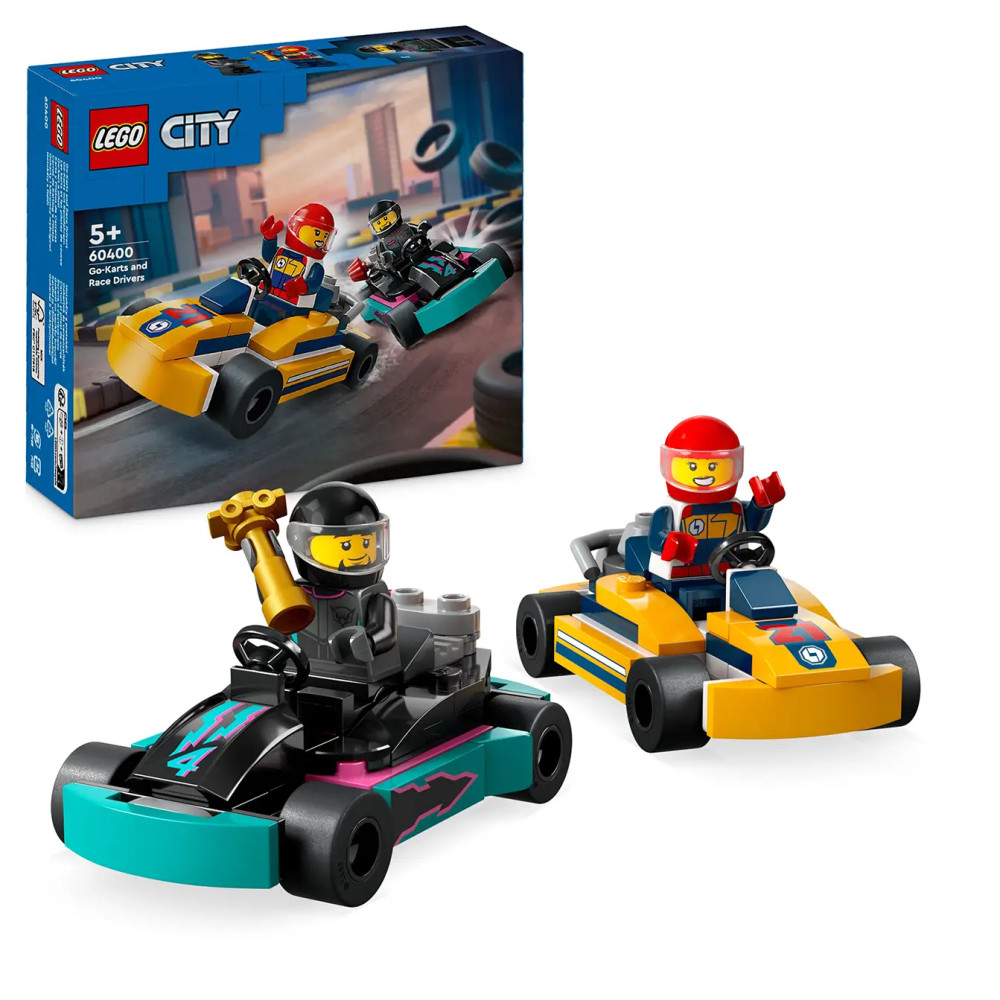 Produktbild för LEGO® City 60400 Go-Karts And Race Drivers