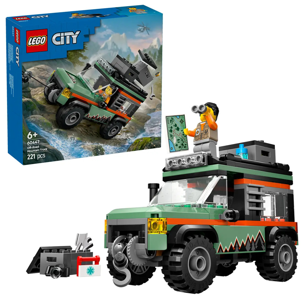 Produktbild för LEGO® City 60447 Off-Road 4X4 Mountain Truck
