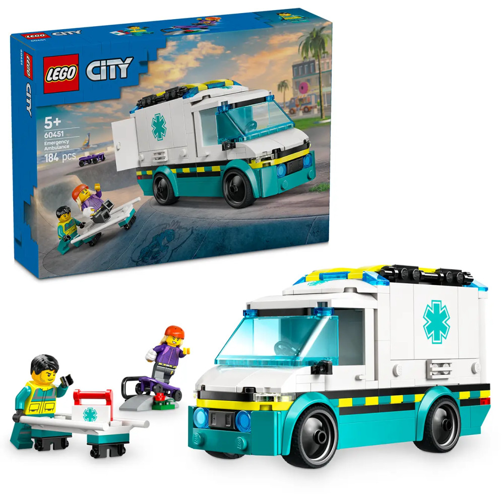 Produktbild för LEGO® City 60451 Emergency Ambulance
