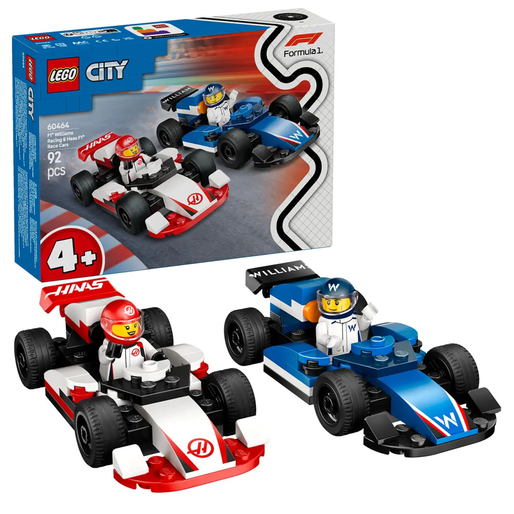 Produktbild för LEGO® City 60464 F1® Williams Racing & Haas F1® Race Cars