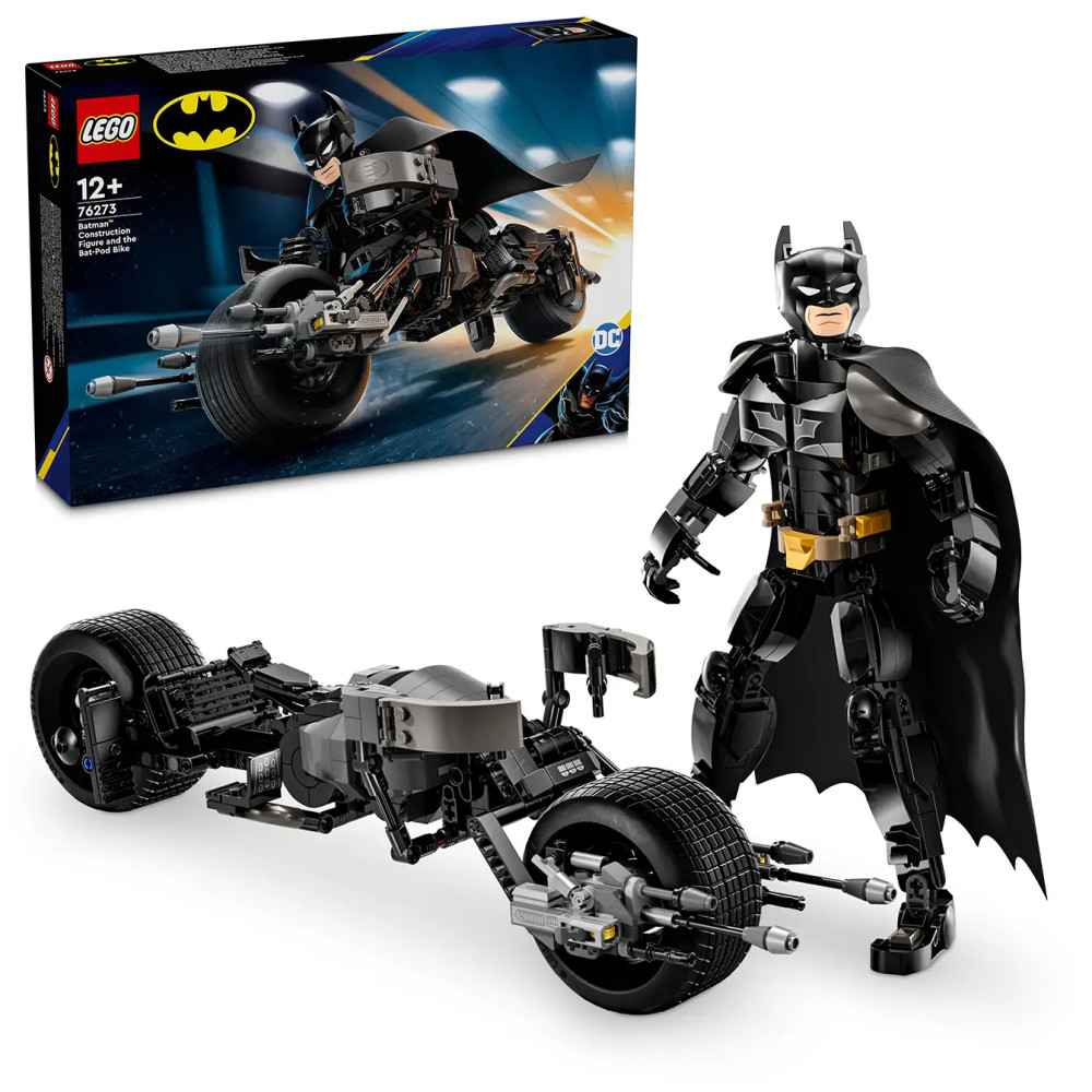 Produktbild för LEGO® DC Batman™ 76273 Batman™ Construction Figure And The Bat