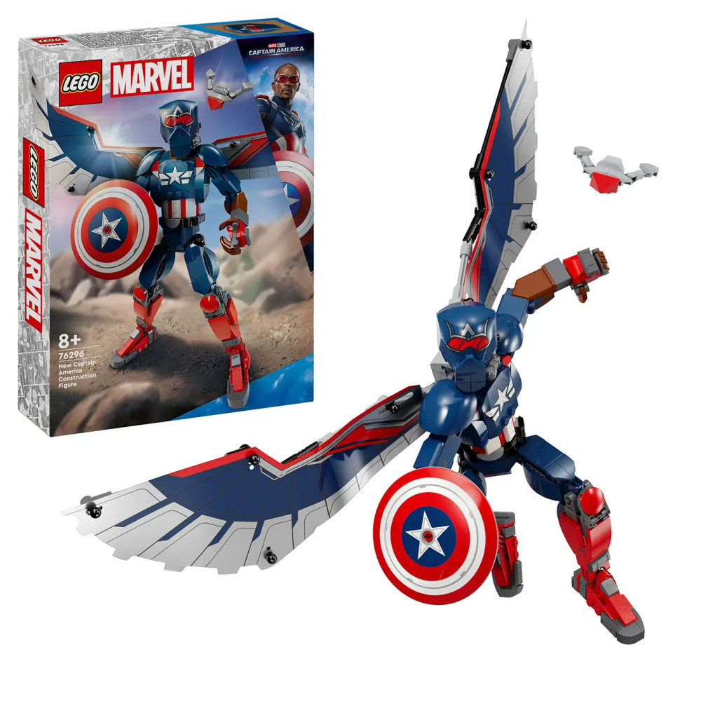 Produktbild för LEGO® Marvel 76296 New Captain America Construction Figure