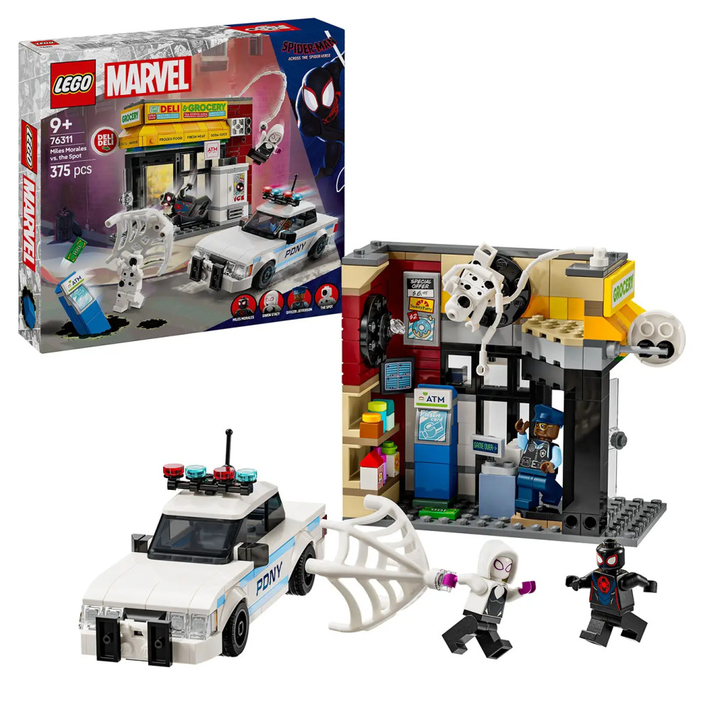 Produktbild för LEGO® Marvel 76311 Spider-Verse: Miles Morales vs. The Spot
