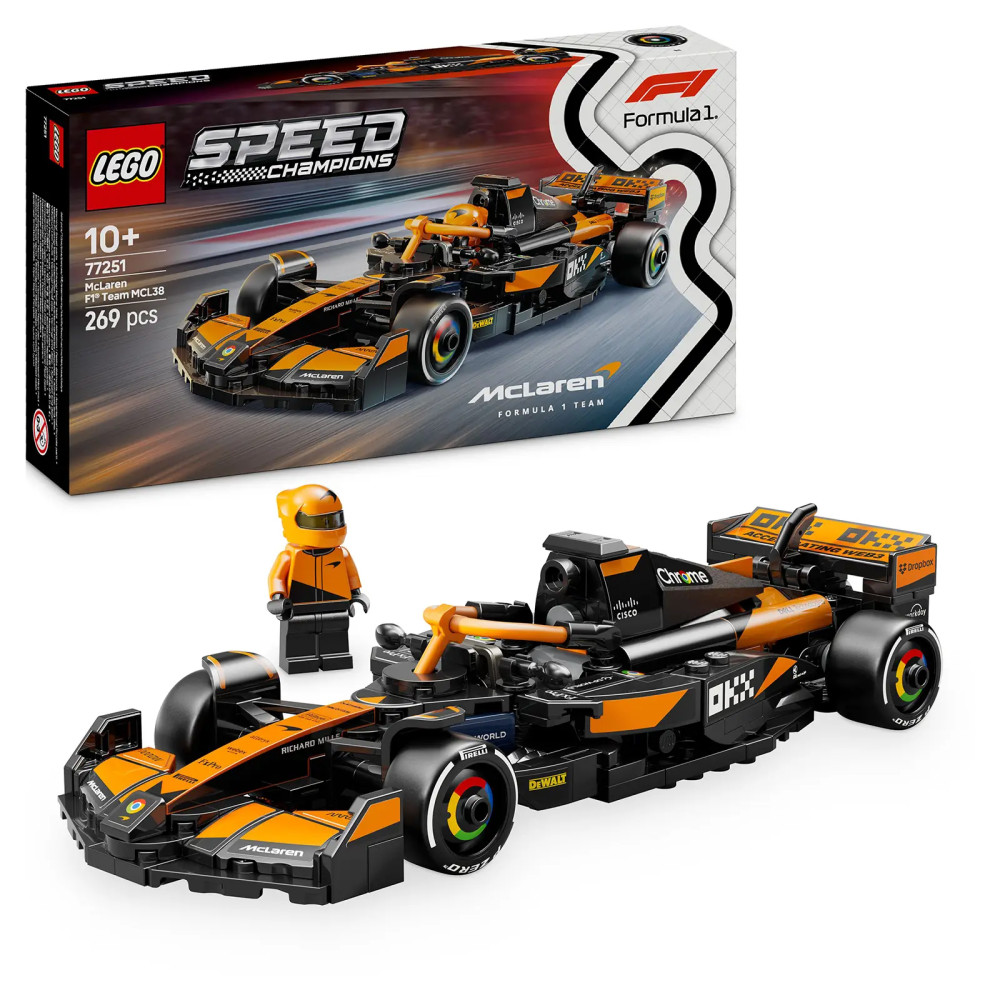 Produktbild för LEGO® Speed Champions 77251 McLaren F1® Team McL38 Race Car